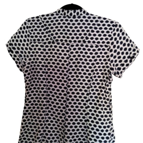 2/$40 OLSEN polka dot shirt button down dress - Picture 7 of 13